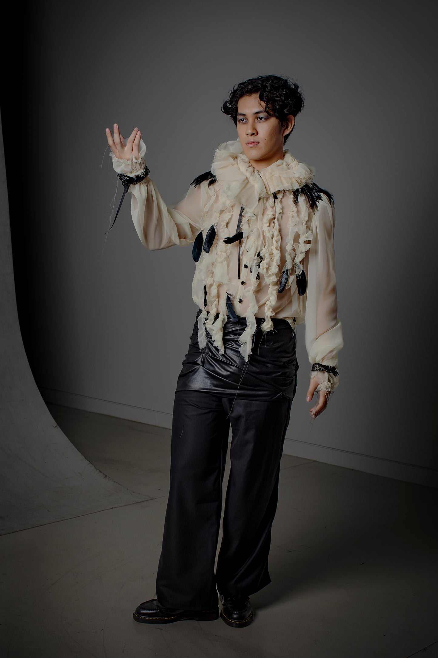 Disheveled Tuxedo Shirt
