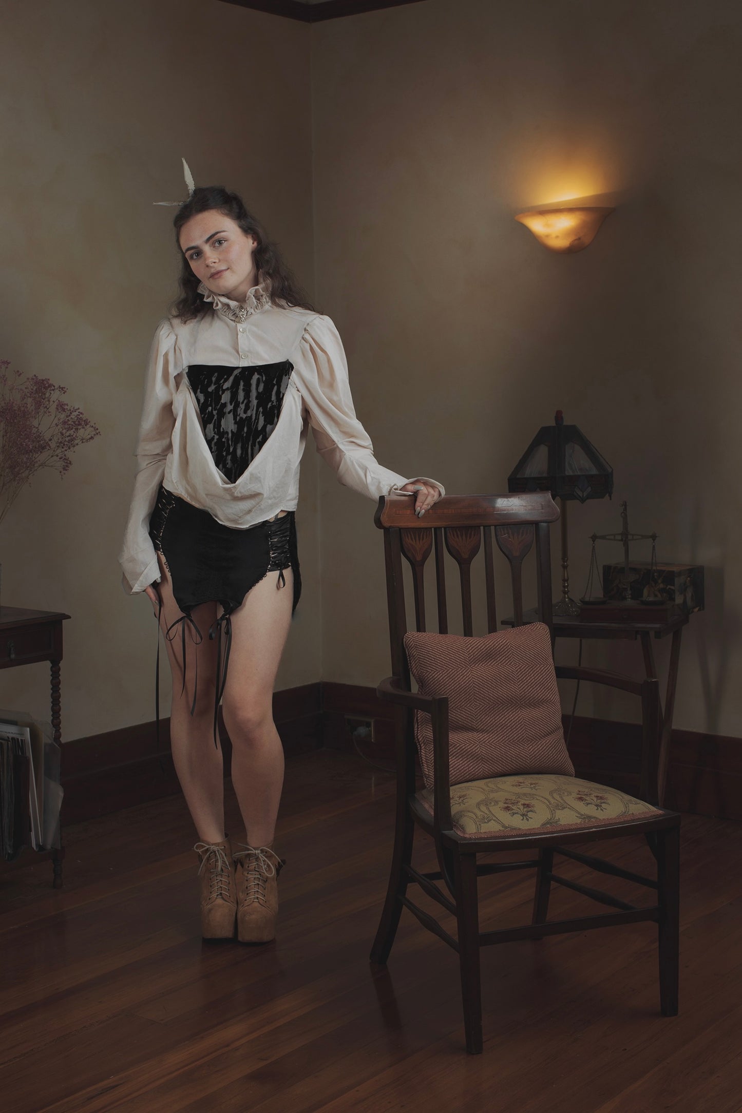 Suspender Skort