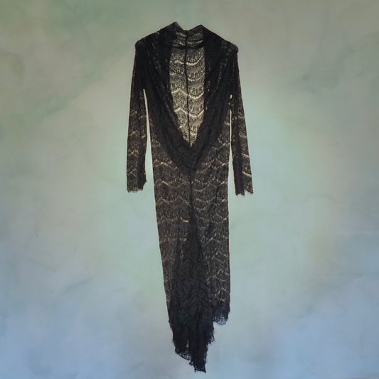 Lace Hooded Dress