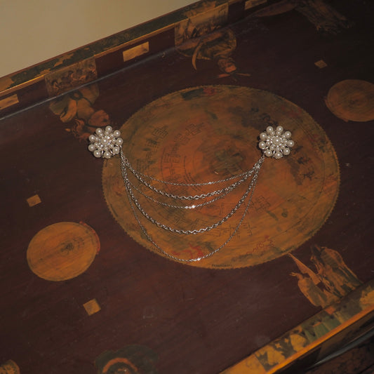 Dual-Chain Brooch
