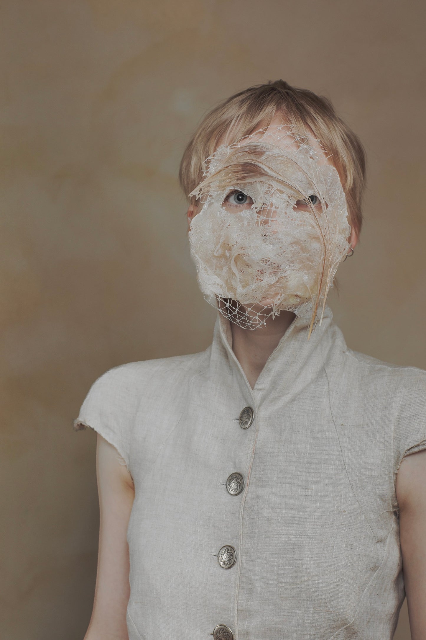 Short Cap-Sleeve Vest