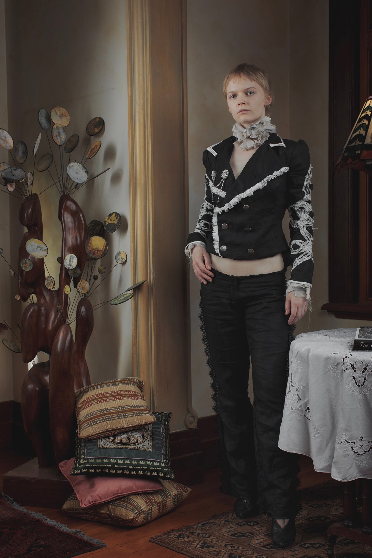 Double Breasted Military Jacket