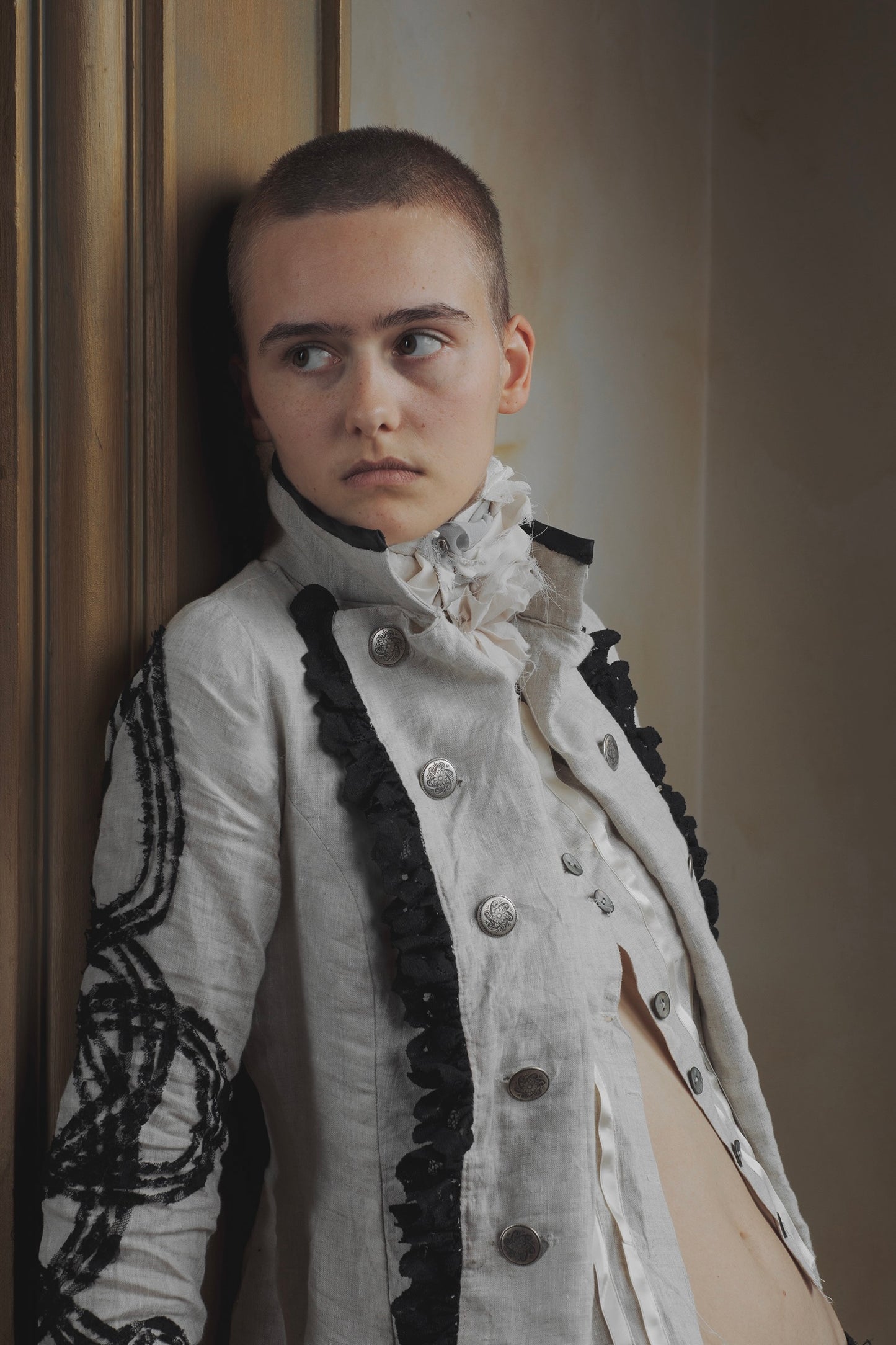 Double Breasted Military Jacket