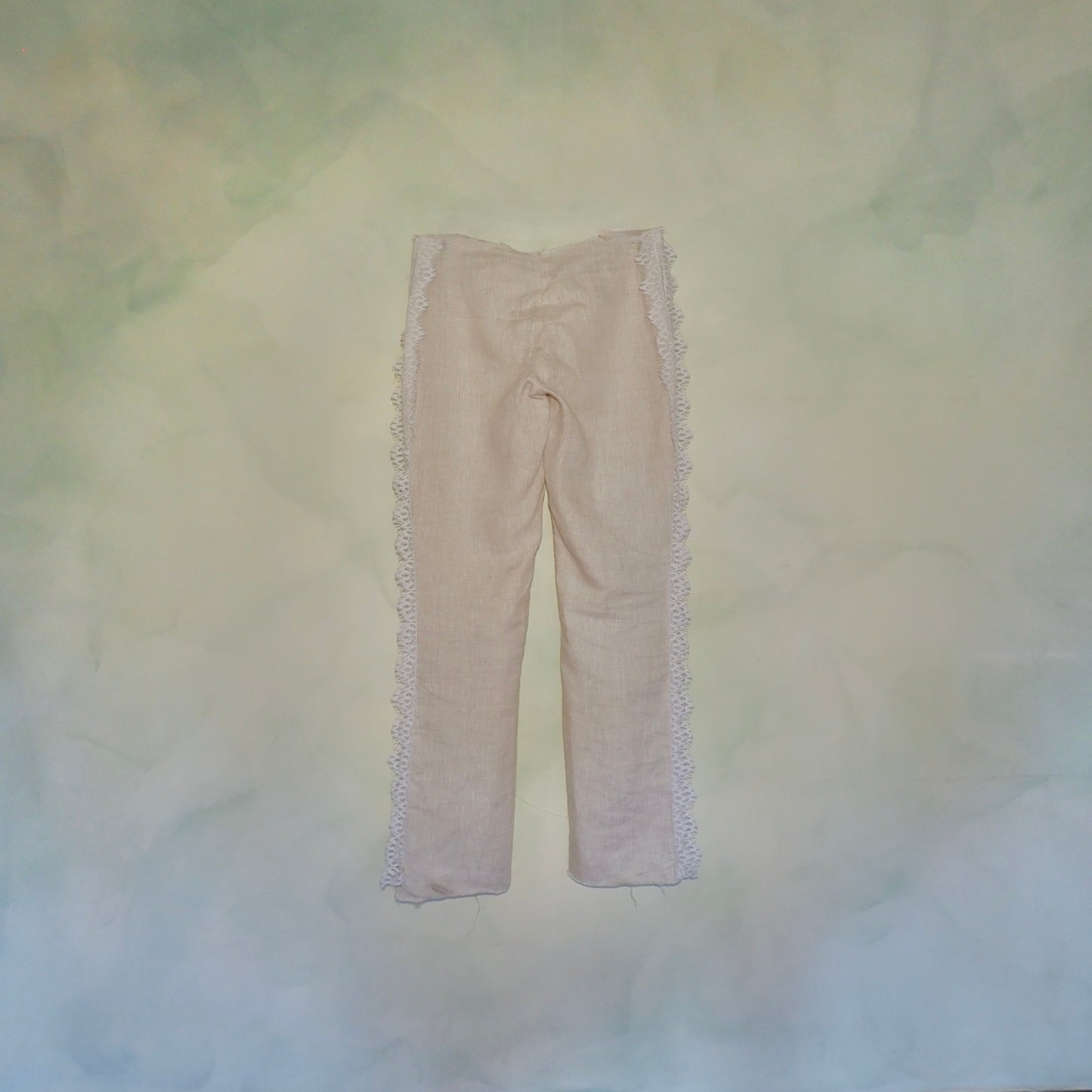 Low Waist Lace Tux Stripe Pants