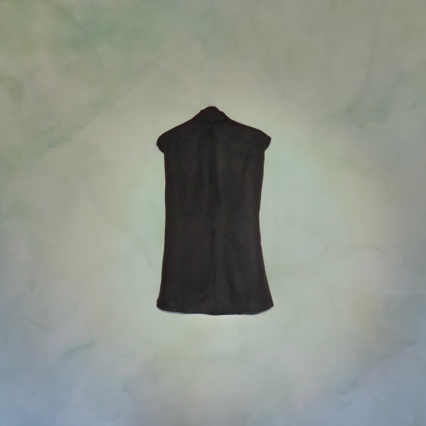 Long Cap-Sleeve Vest