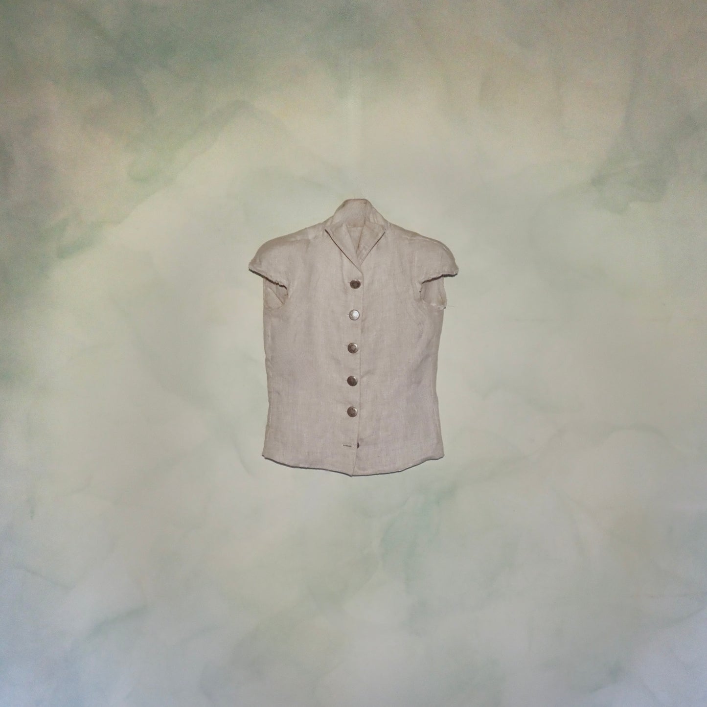 Short Cap-Sleeve Vest