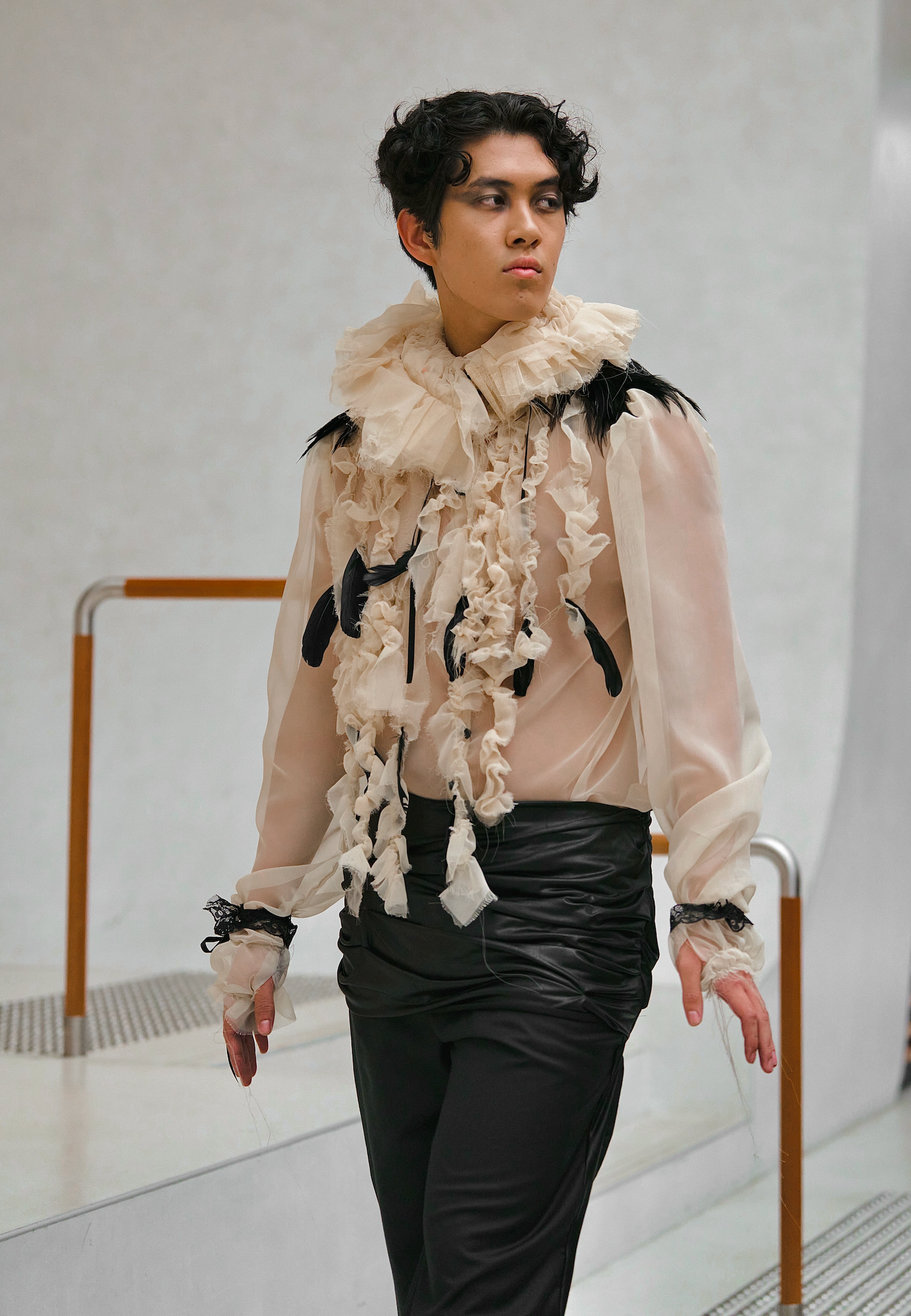 Disheveled Tuxedo Shirt